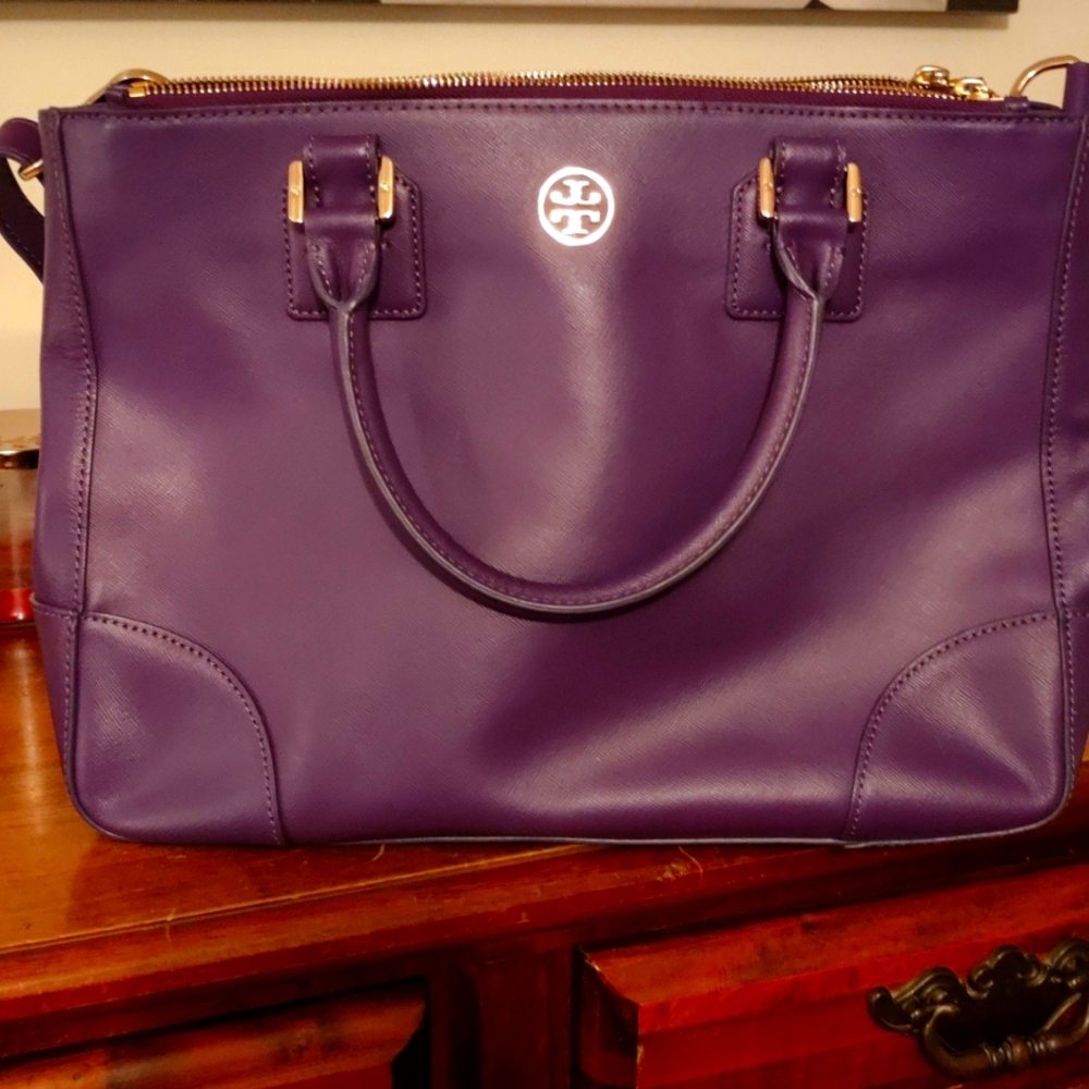 Tory Burch Robinson Double zip tote